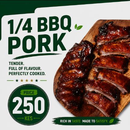 1/4 BBQ Pork