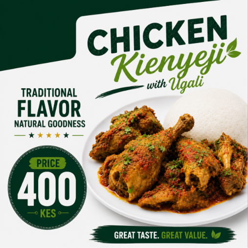 Kienyeji Chicken & Ugali