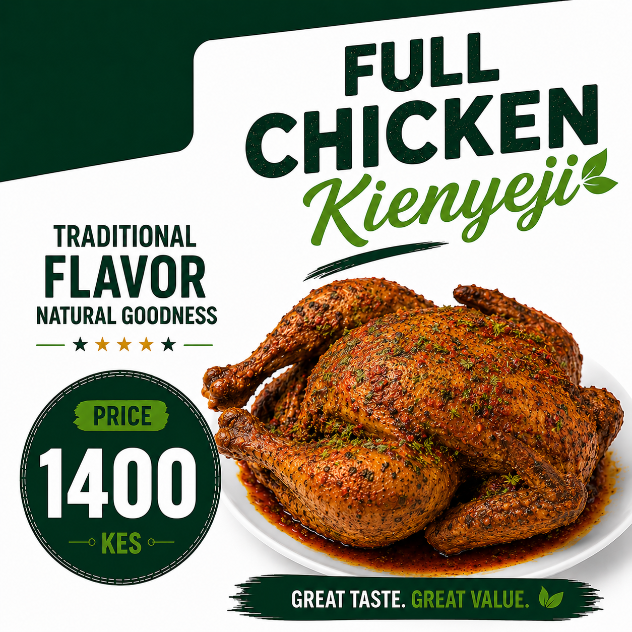 Full Chicken Kienyeji